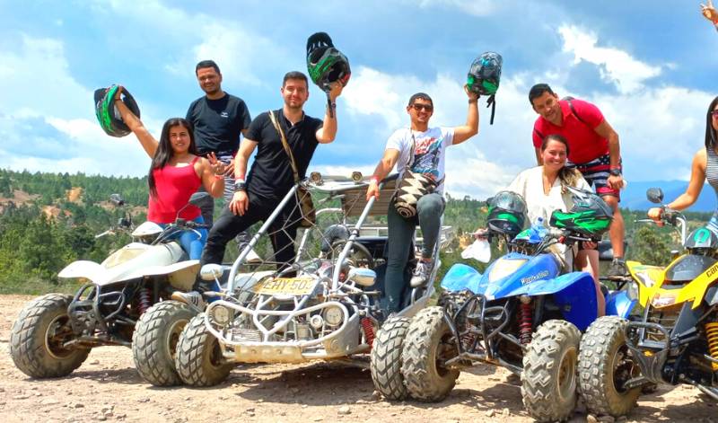 Recorrido cuatrimotos Villa de Leyva